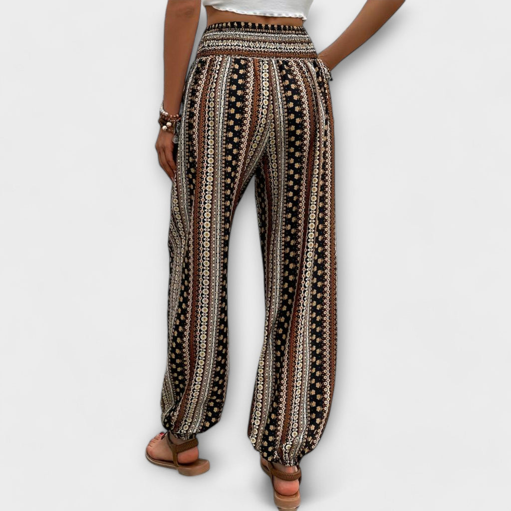 Élise | Pantalones con Gráfico Étnico