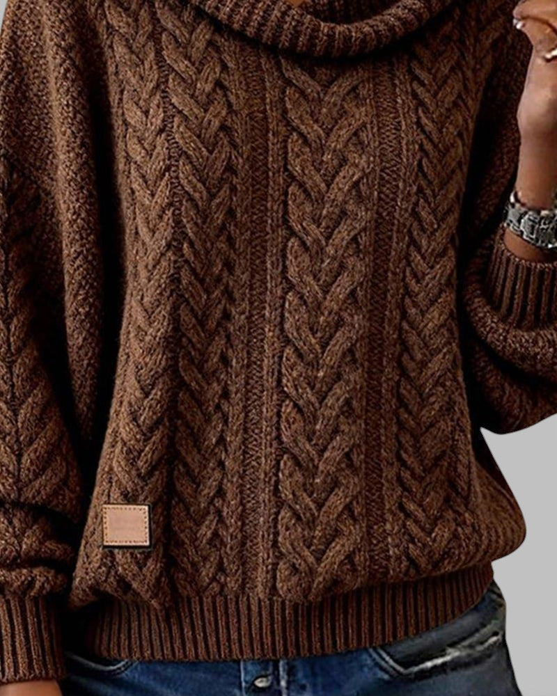 Iria™ | Jersey de punto trenzado