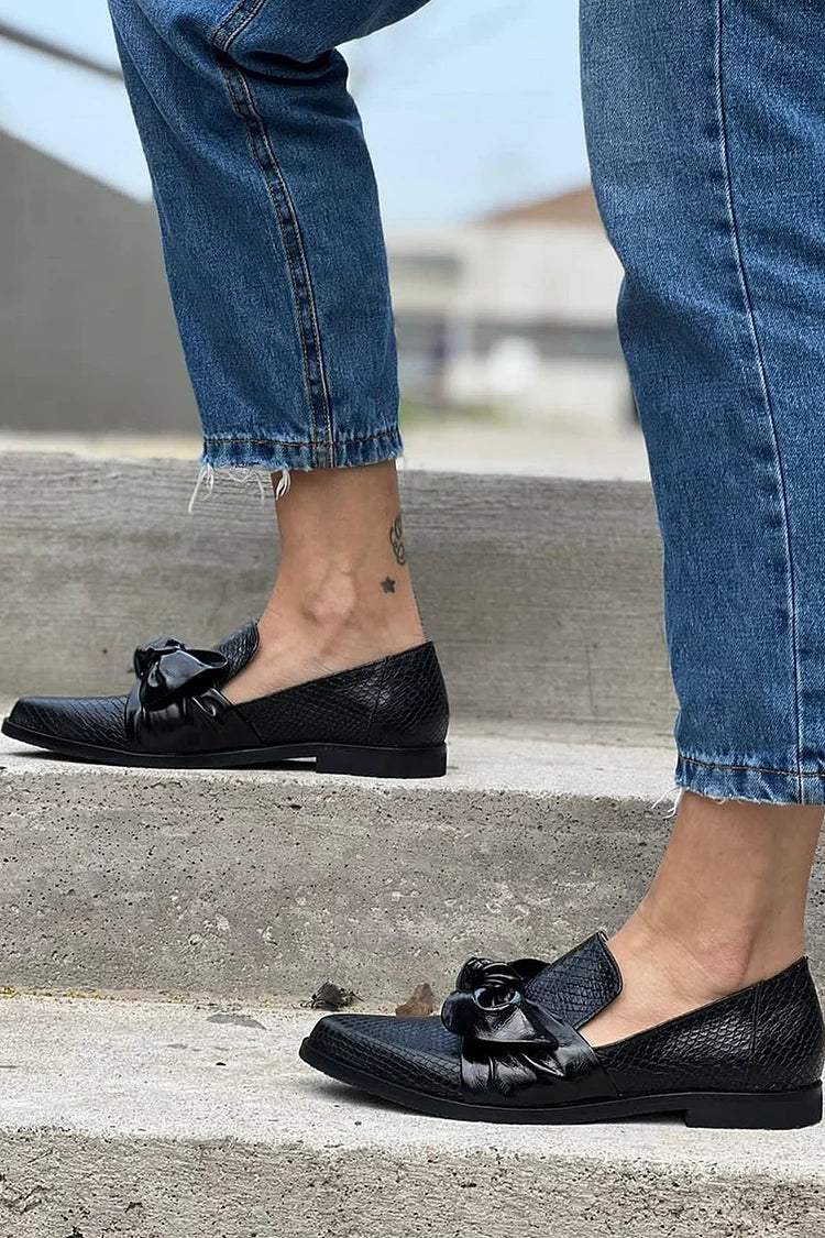 Chelsea - Mocasines elegantes con lazo