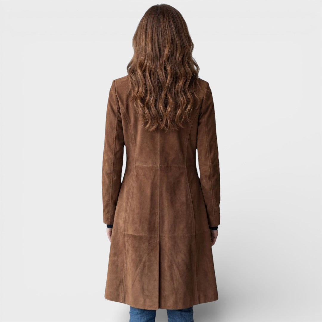 Teresa™ | Abrigo largo vintage elegante