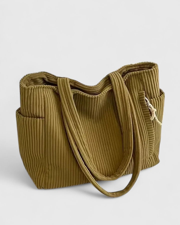 Léa | Bolsa tote de lujo con detalles en cordón