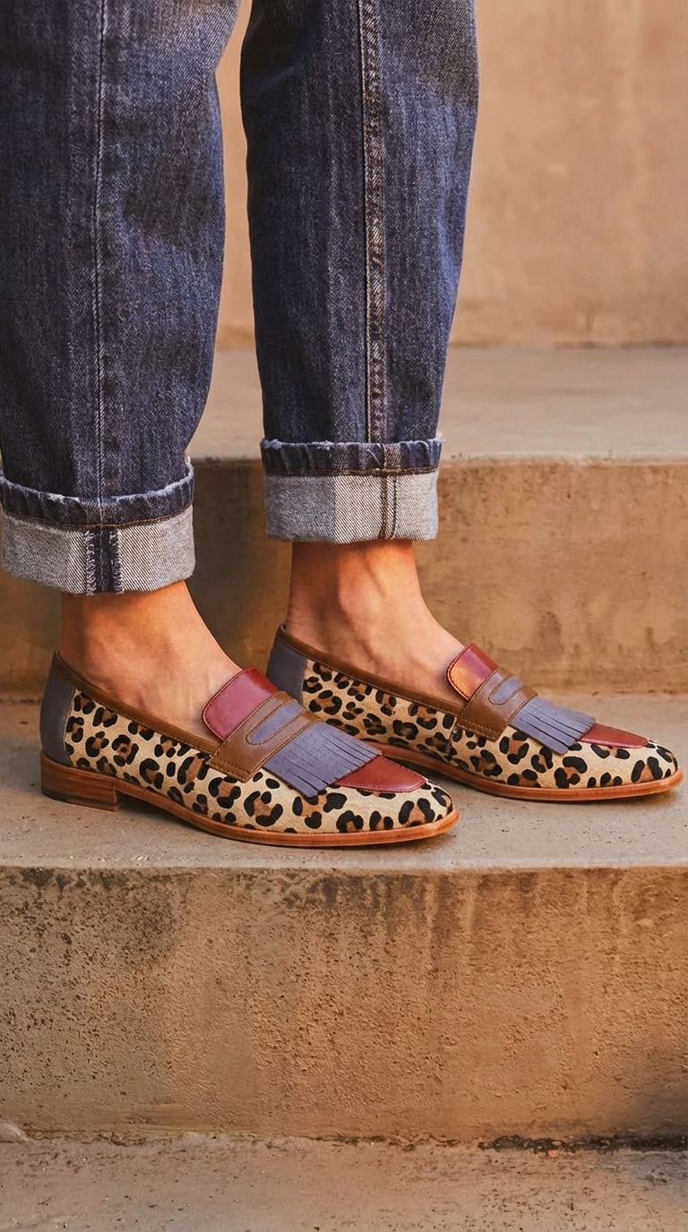Zelda - Mocasín Elegante Leopardo