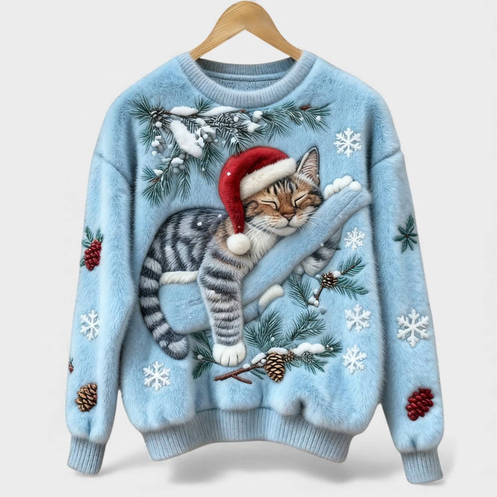 Carolina™ | Suéter Navideño de Gato