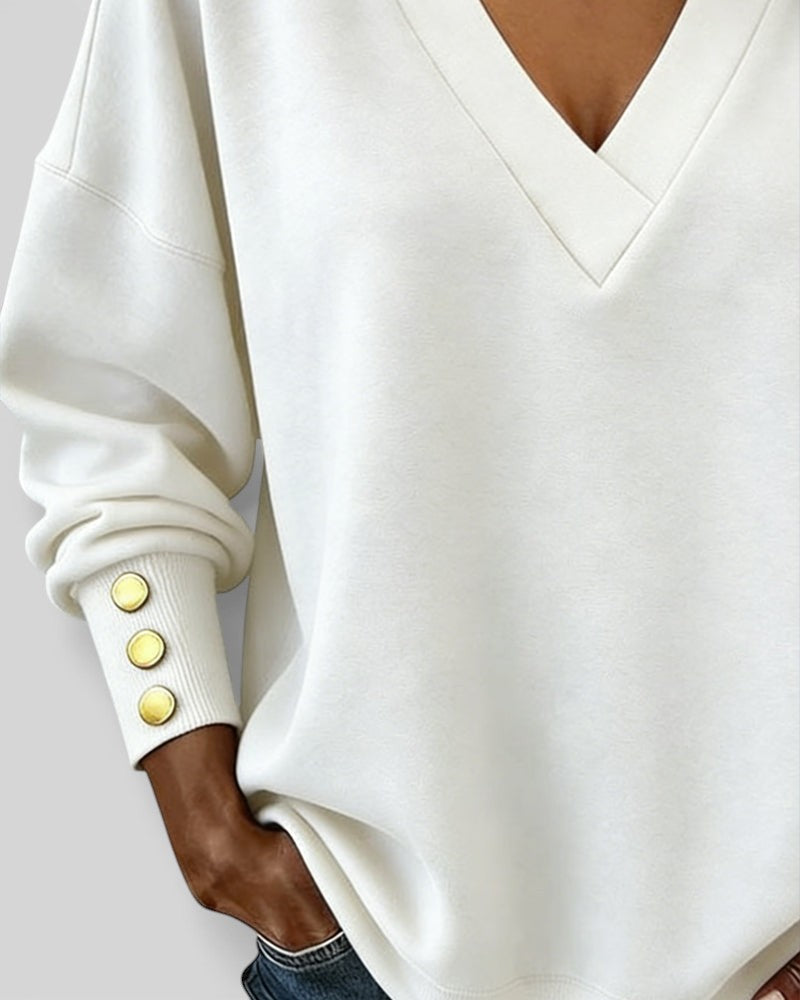 Nerea™ | Blusa elegante de escote en V