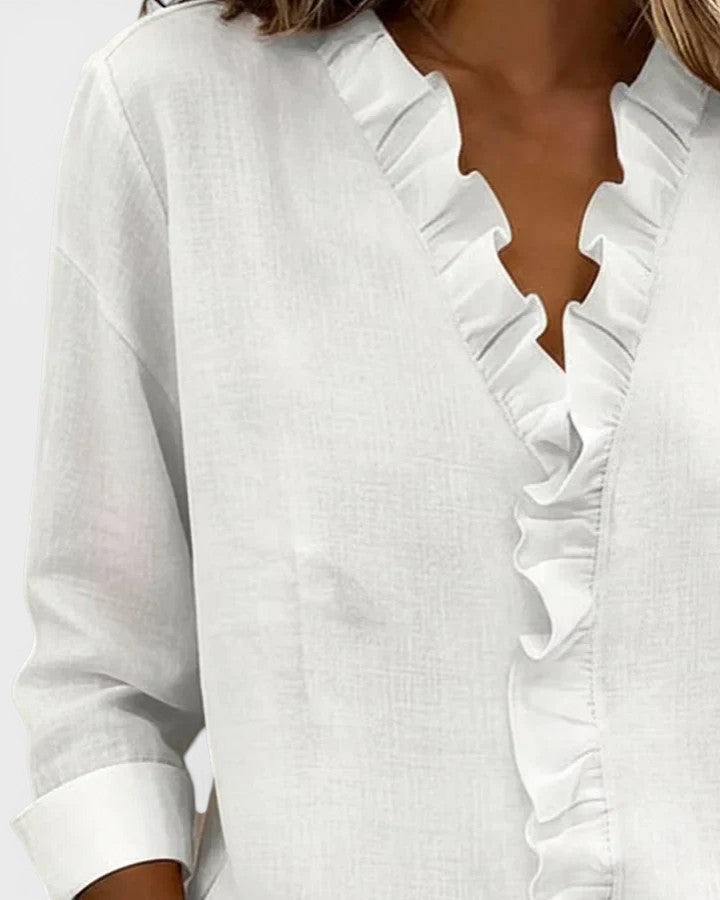 Jimena™ | Blusa con volantes elegante y ligera