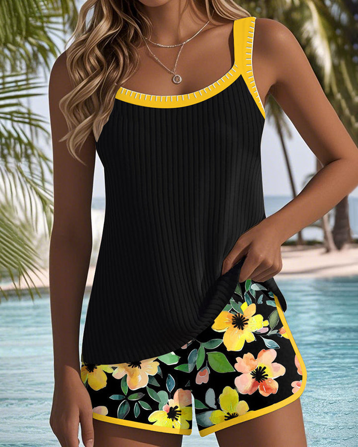 Sara - Elegante tankini de dos piezas