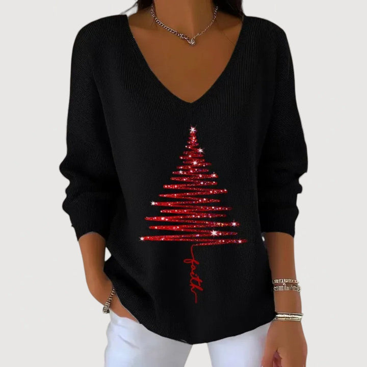 Marta™ | Top navideño con detalles festivos