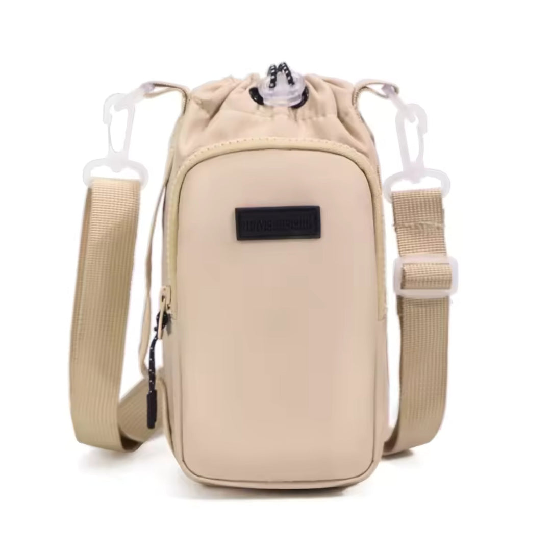 ESTILO EN MOVIMIENTO — BOLSO PORTA-BOTELLAS DE TELAS