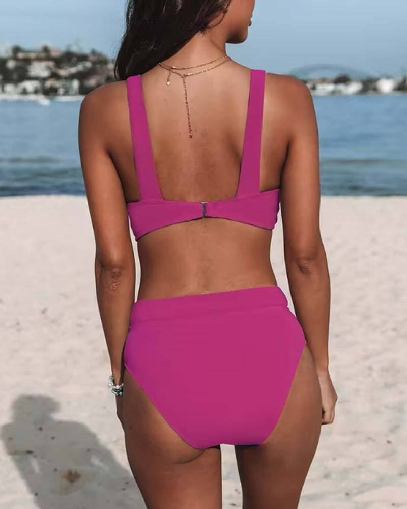 Yolanda - Bikini uni de talle alto