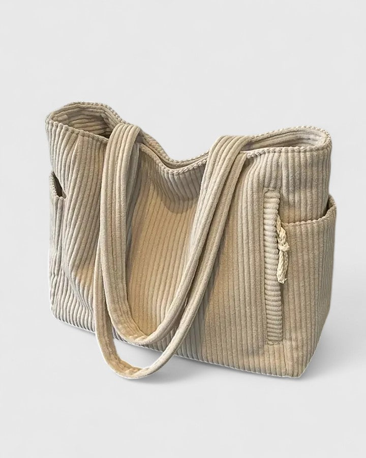 Léa | Bolsa tote de lujo con detalles en cordón