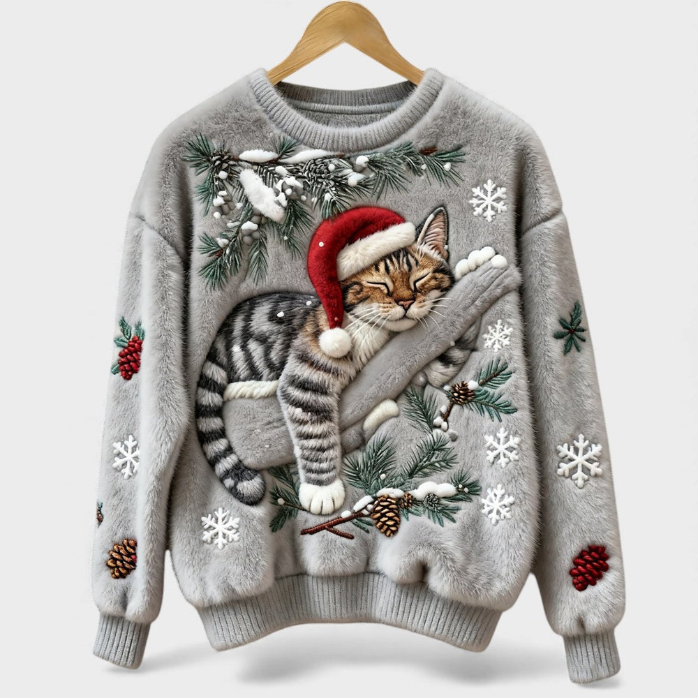 Carolina™ | Suéter Navideño de Gato