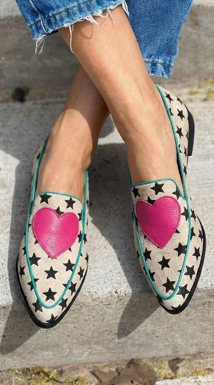 Marisol - Mocasines Corazones Lúdicos