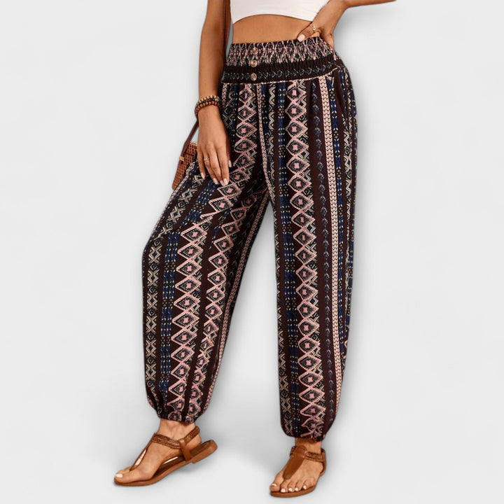 Élise | Pantalones con Gráfico Étnico