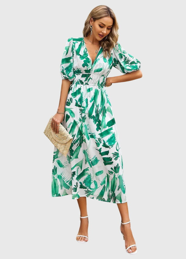 Merlin | Vestido Midi Floral Halagador