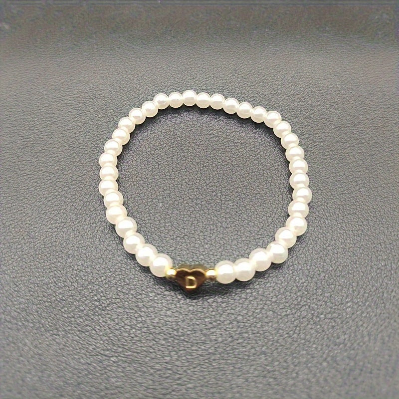 Pulsera Chic con Inicial en Corazón (A–Z)
