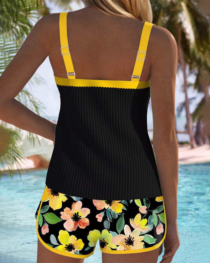 Sara - Elegante tankini de dos piezas
