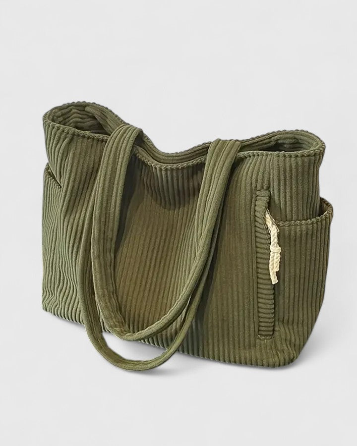 Léa | Bolsa tote de lujo con detalles en cordón