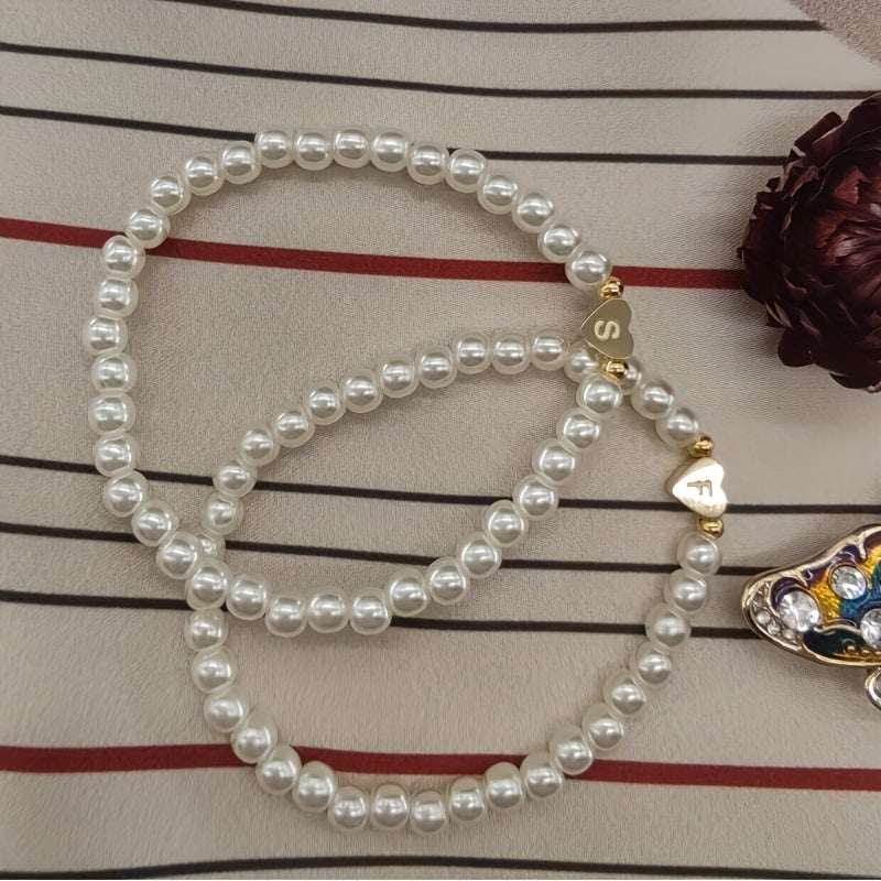 Pulsera Chic con Inicial en Corazón (A–Z)