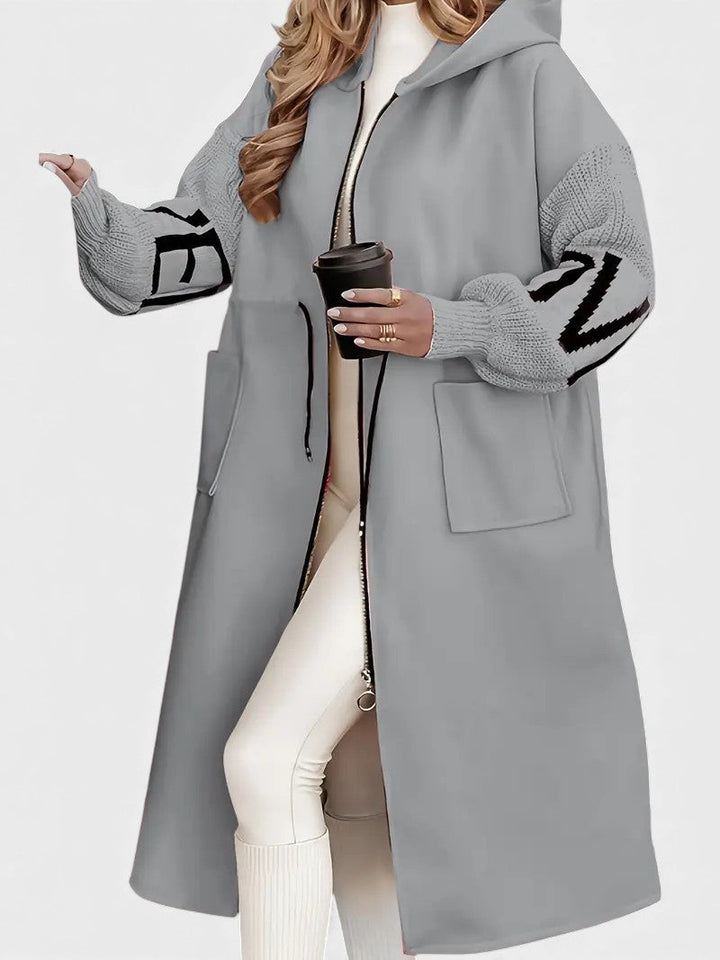 Patricia™ | Abrigo-cárdigan elegante con capucha