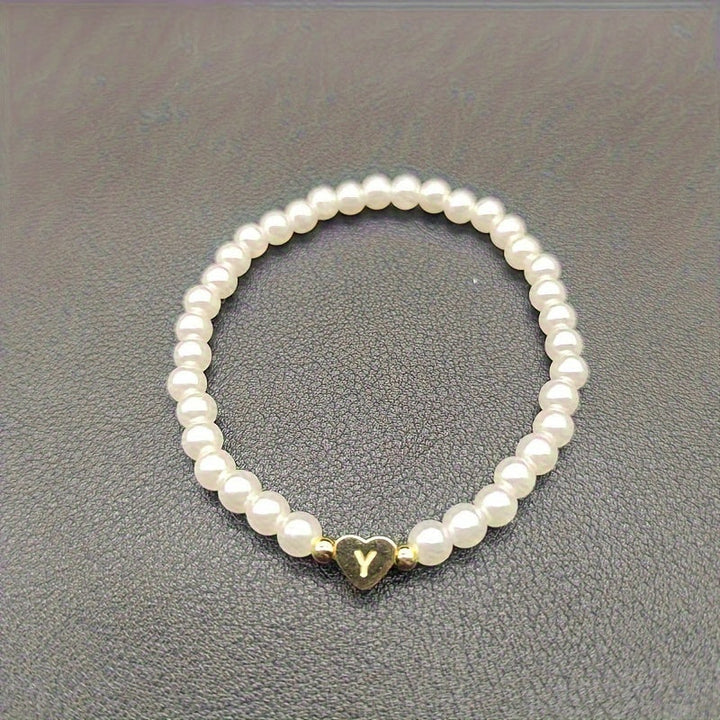 Pulsera Chic con Inicial en Corazón (A–Z)