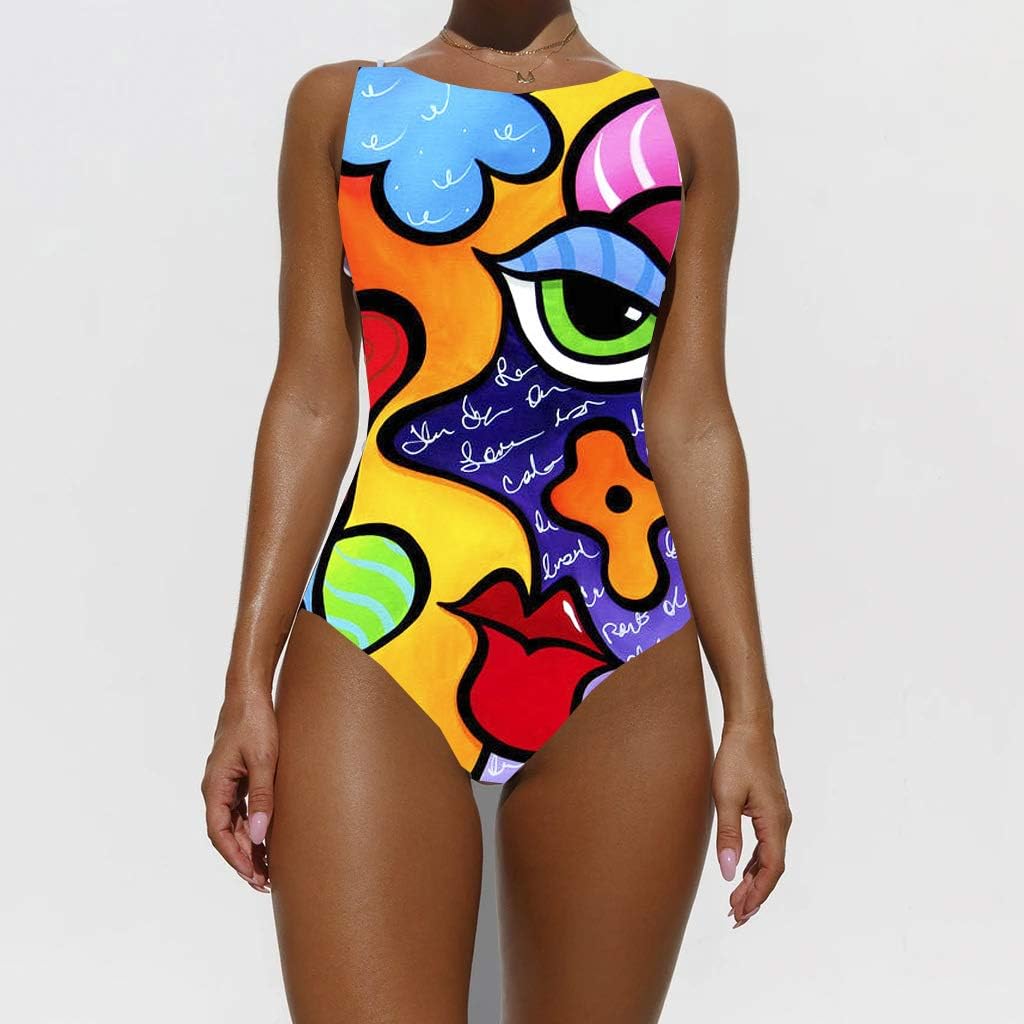 Daniela - Traje de baño con estampado de Pop-Art