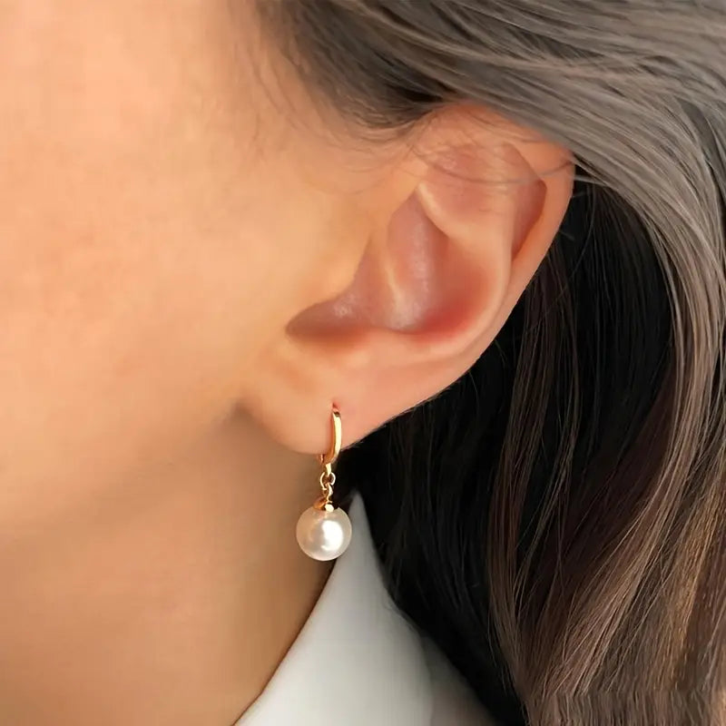 Conjunto de joyas elegantes con perlas