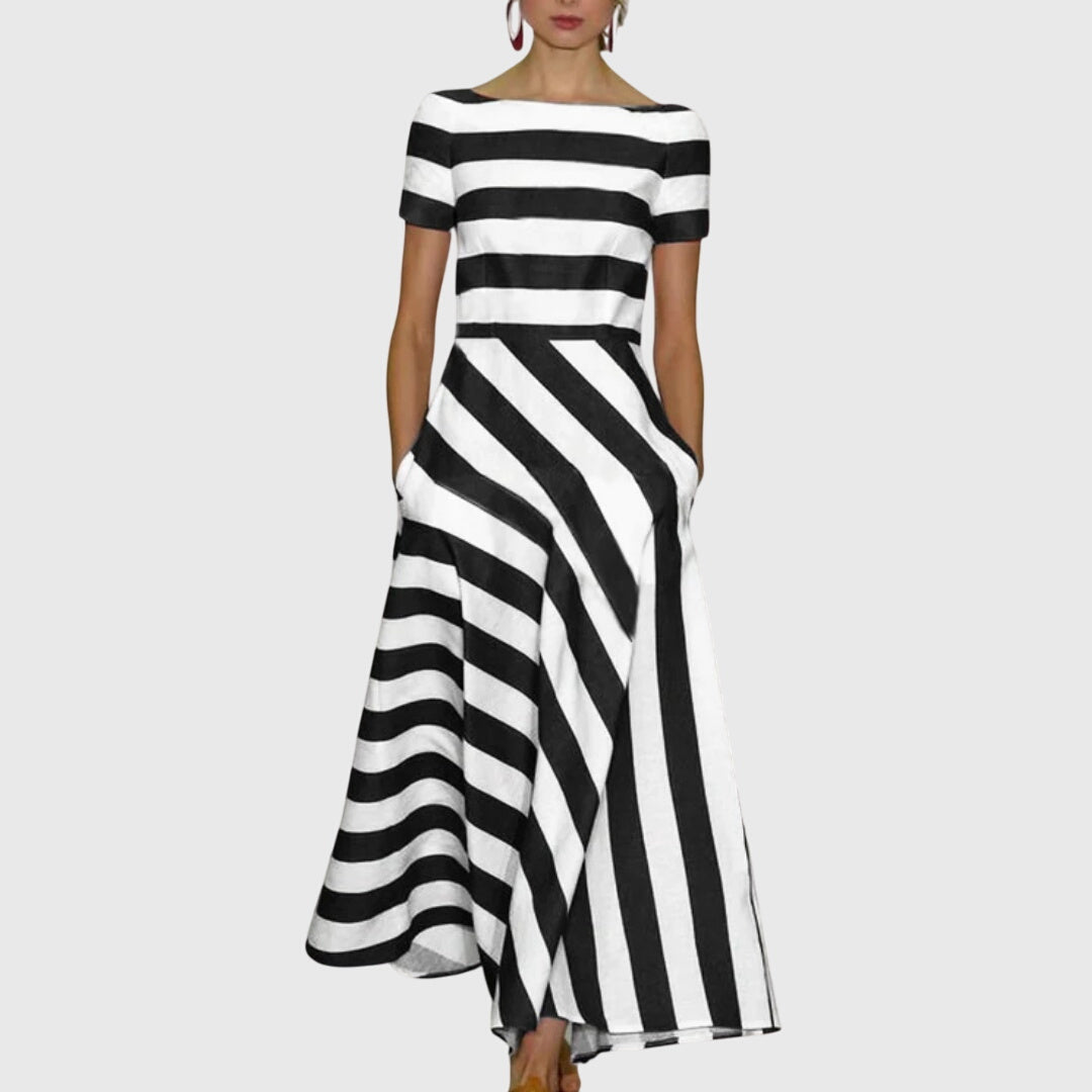 Carly | Vestido Rayado