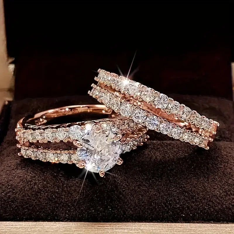 Conjunto de anillos Éclat Éternel