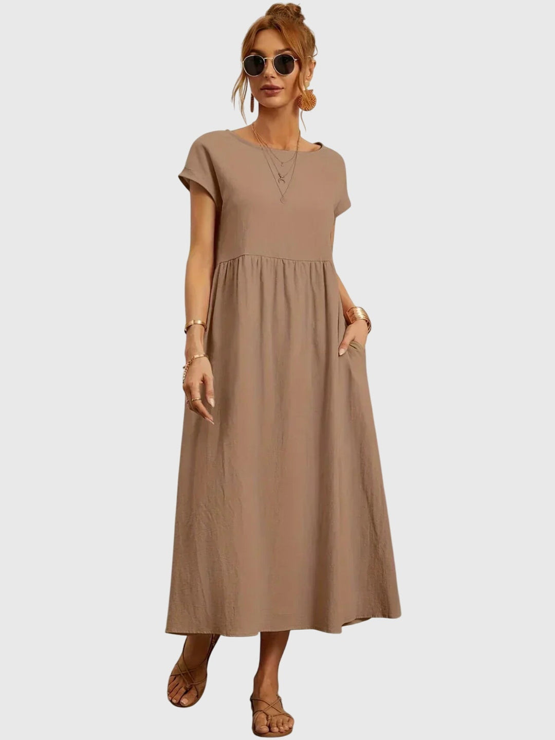 Giselle | Vestido Casual con Bolsillos