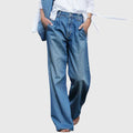 Camille | Jeans de Alta Calidad con Piernas Anchas