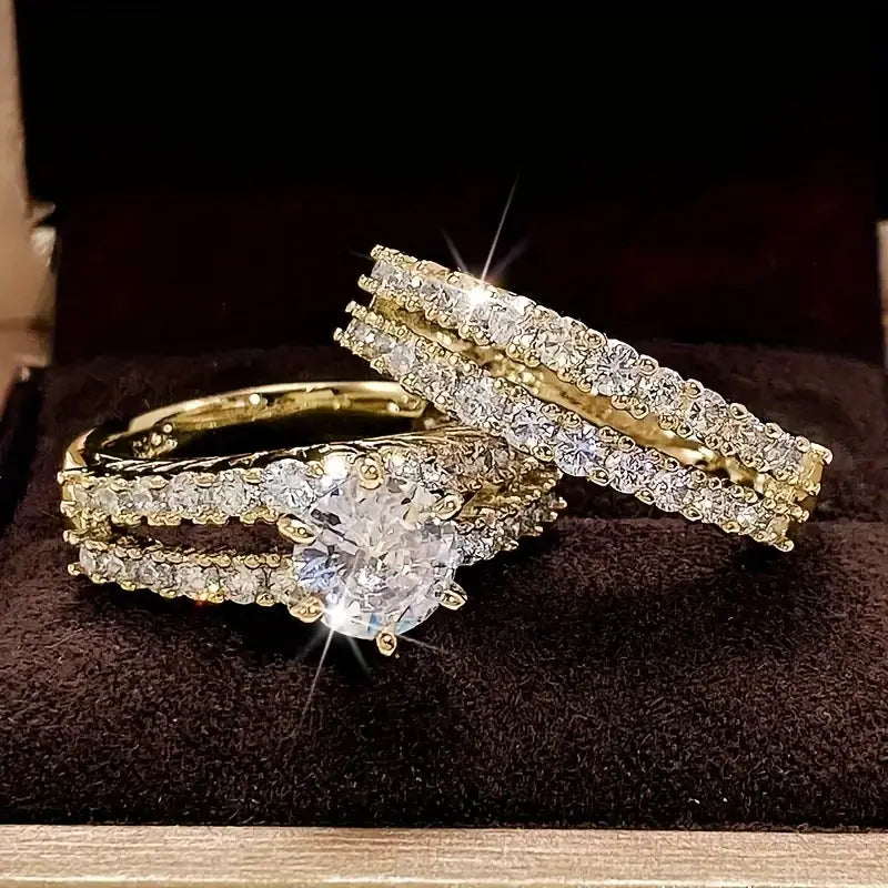 Conjunto de anillos Éclat Éternel