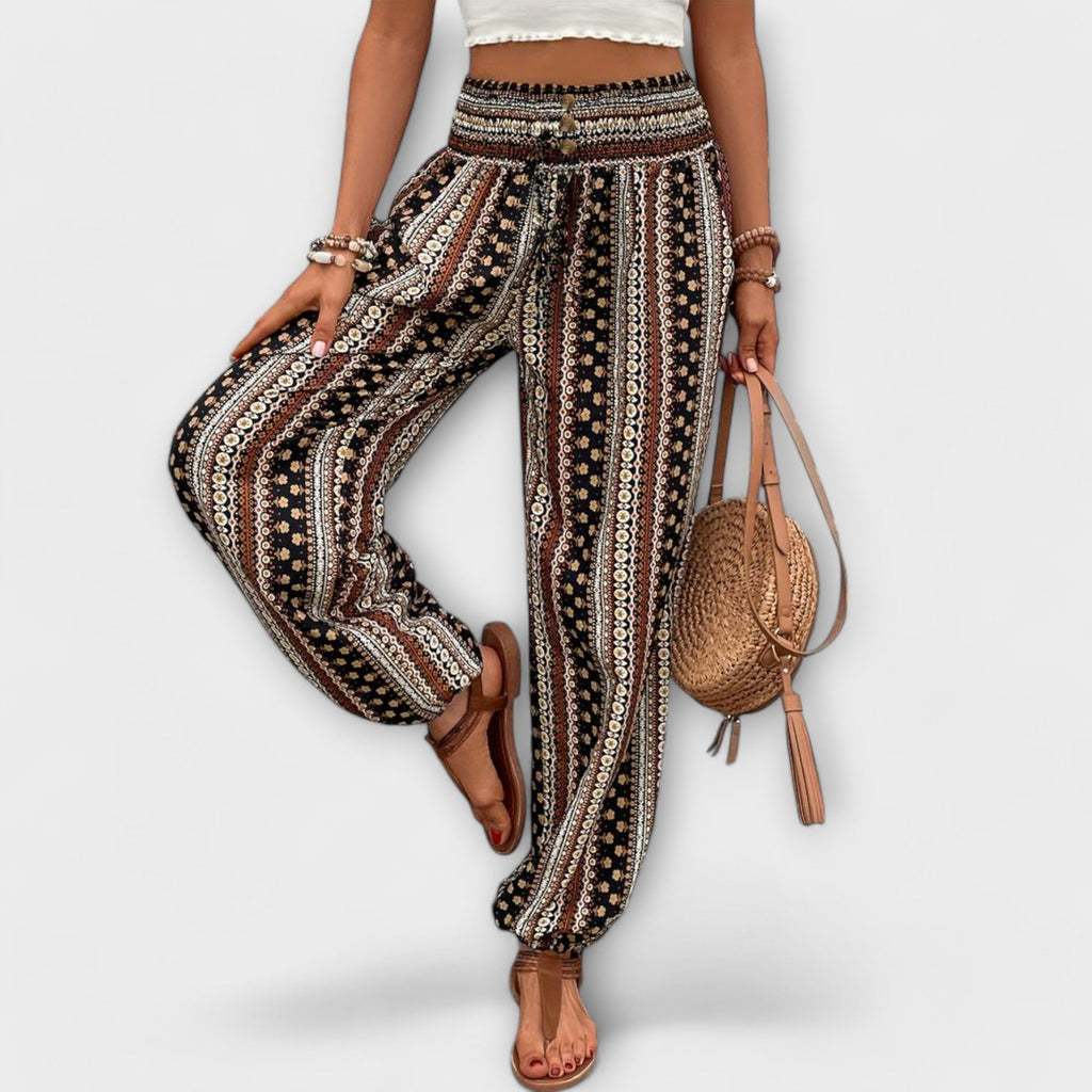 Élise | Pantalones con Gráfico Étnico