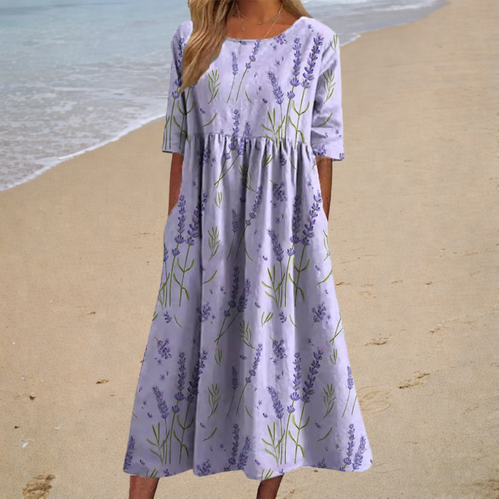 Thais - Vestido Largo Fluido, Elegante y Confortable