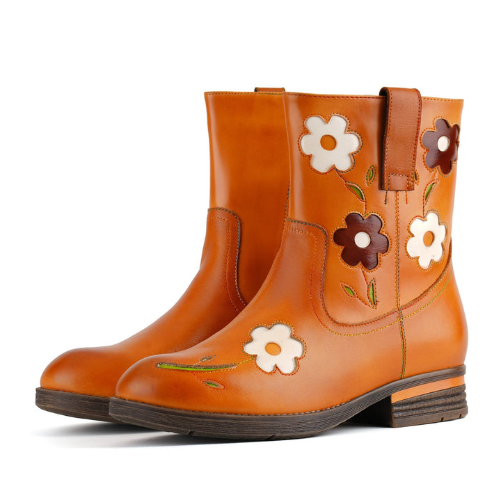 Greta — Botines Soleados de Margaritas