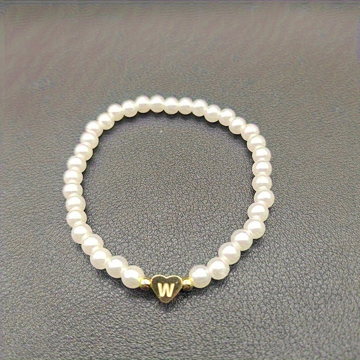 Pulsera Chic con Inicial en Corazón (A–Z)