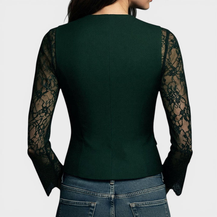 Elena™ | Blusa de encaje elegante