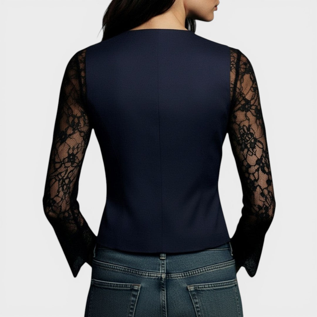 Elena™ | Blusa de encaje elegante