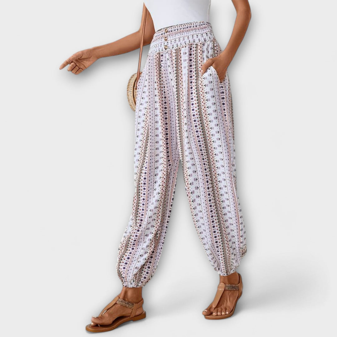 Élise | Pantalones con Gráfico Étnico