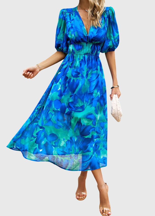 Merlin | Vestido Midi Floral Halagador