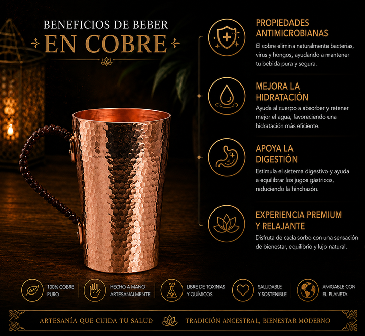 Taza de Café en Cobre