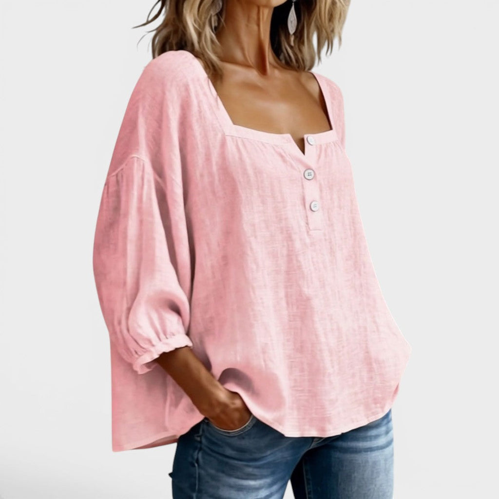 Elena™ | Blusa casual elegante