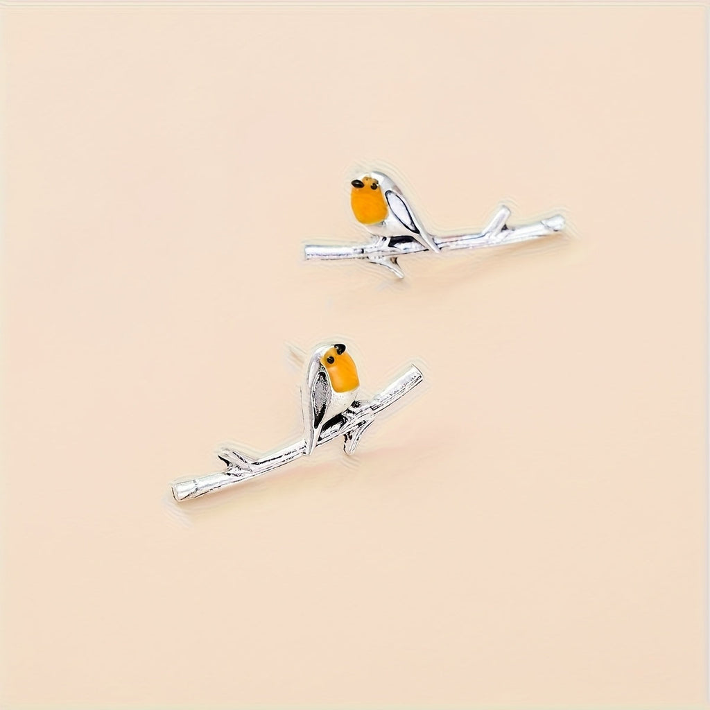 Pendientes de Pájaro Cartoon