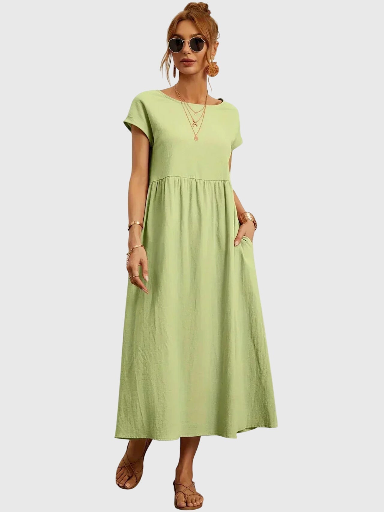 Giselle | Vestido Casual con Bolsillos