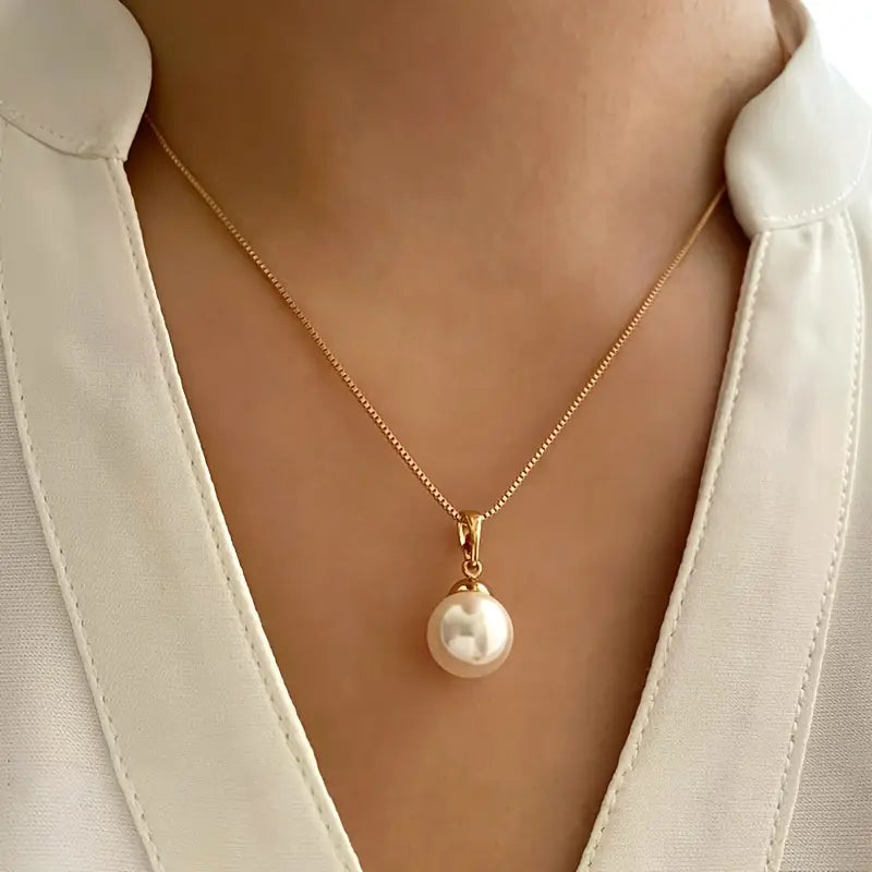 Conjunto de joyas elegantes con perlas
