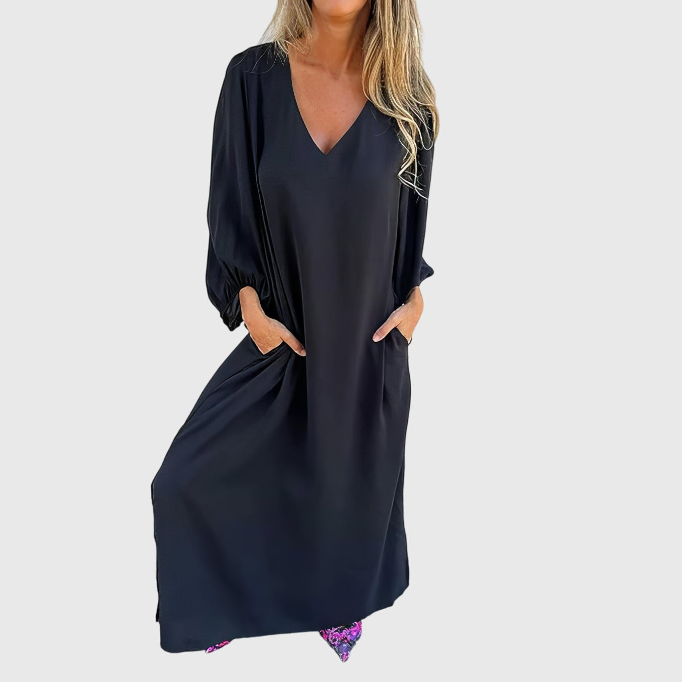 Carol | Vestido Largo Boho con Bolsillos