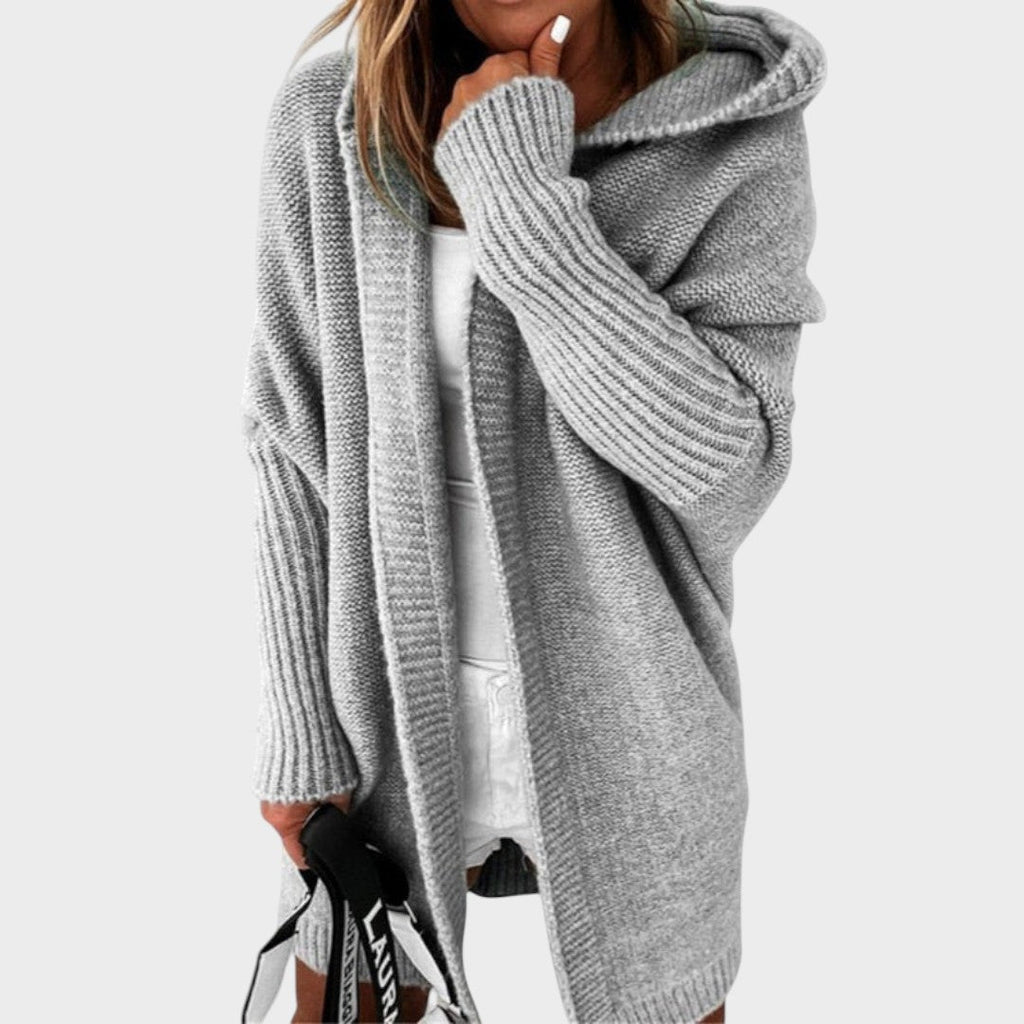 Marcela™ |  Cárdigan de Punto con Capucha Oversized