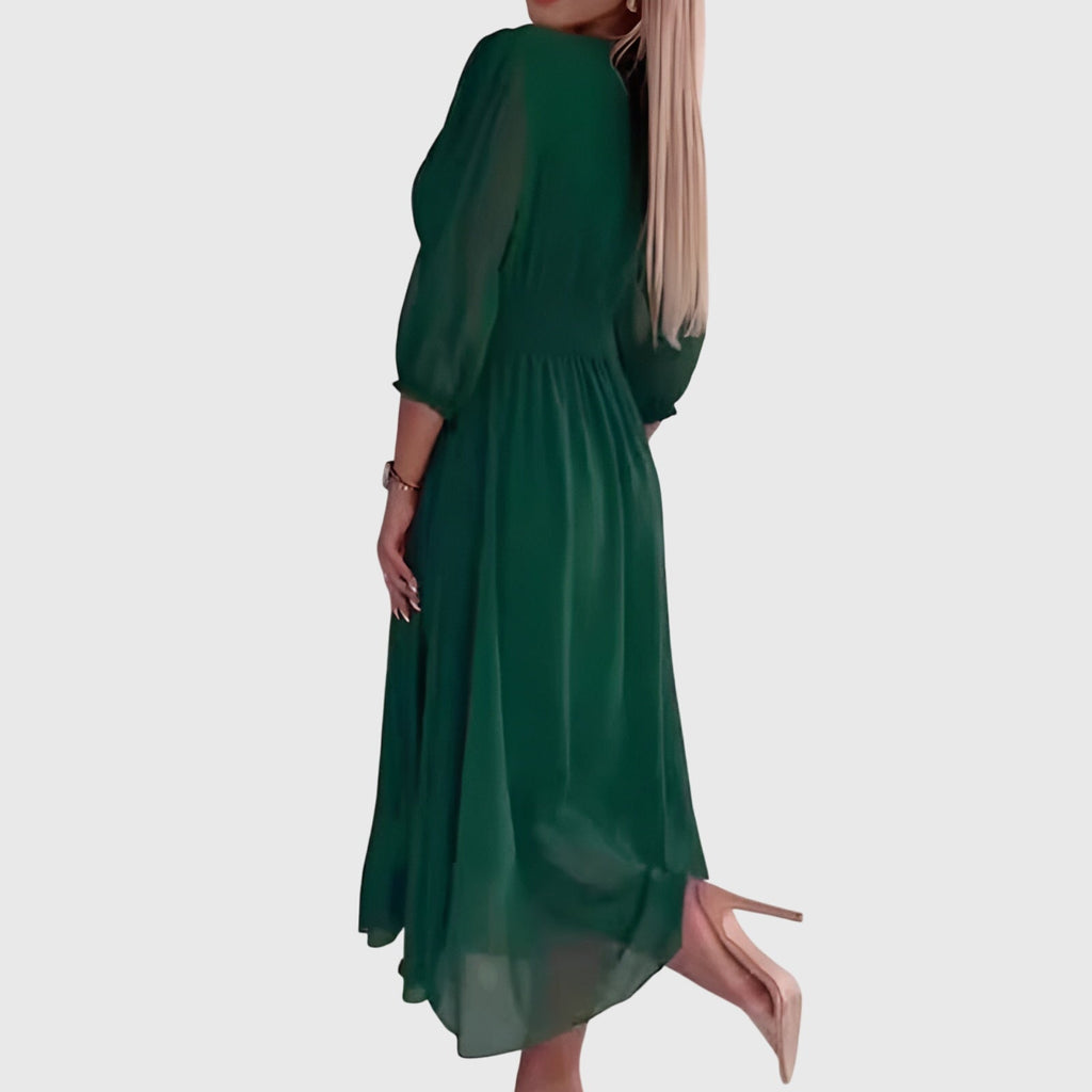 Chloe | Vestido de Chifón de Seda Ligera