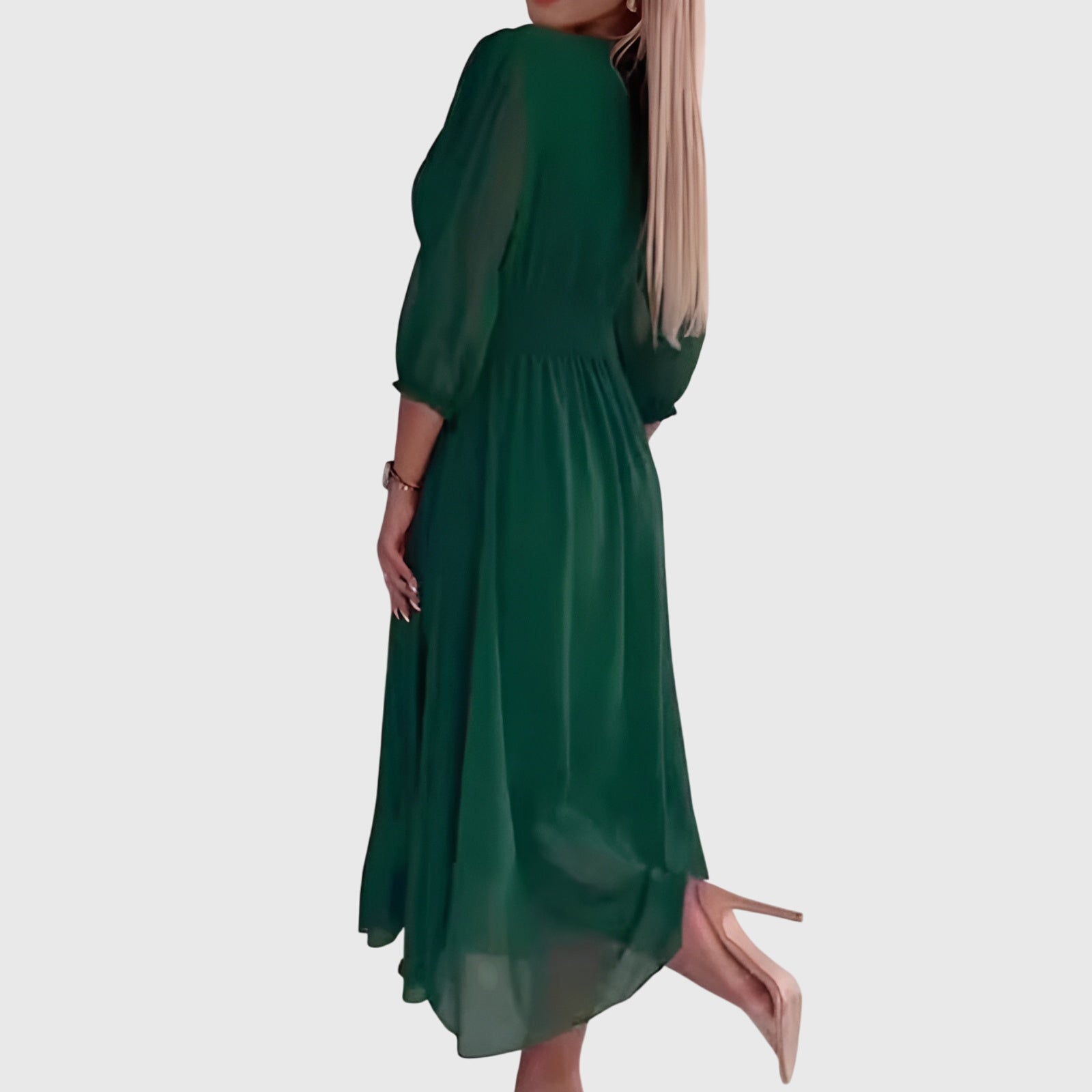 Chloe | Vestido de Chifón de Seda Ligera