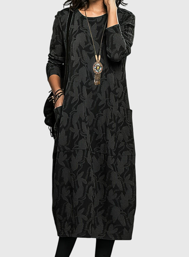 Victoria | Vestido Casual con Cuello Redondo