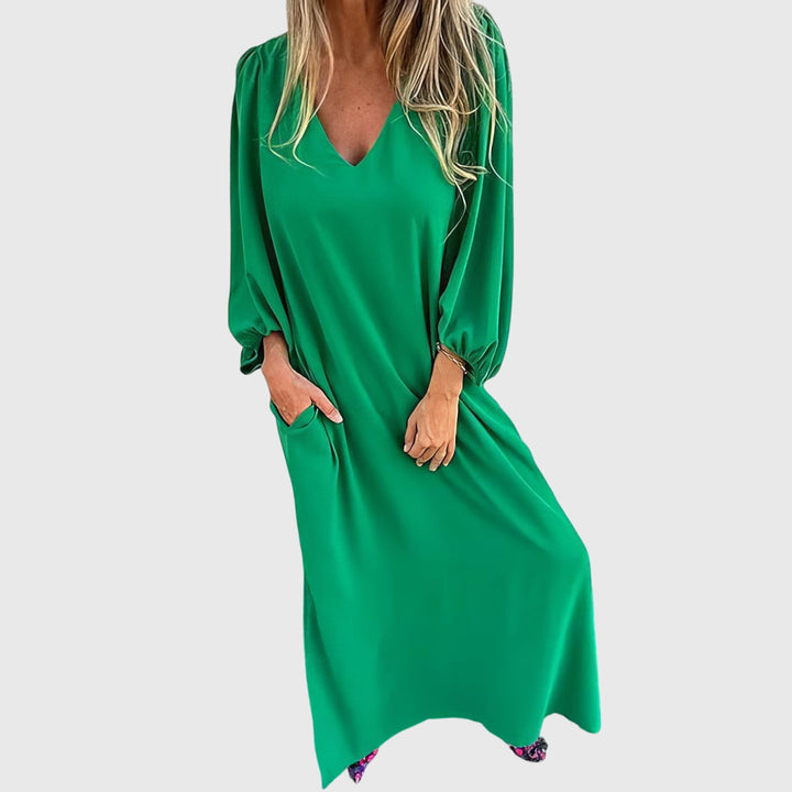 Carol | Vestido Largo Boho con Bolsillos